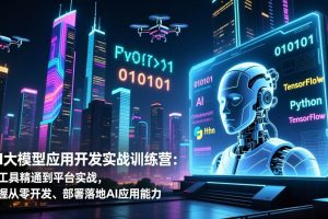 (17058期)AI大模型应用开发实战训练营:从工具精通到平台实战,掌握从零开发、部署落地AI应用能力