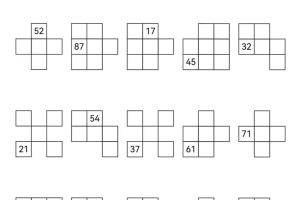 一下数学百数表专项练习(18页)
