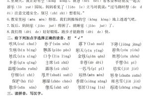 【25学年-期末复习常考七大重点题型专项练习29页】一下语文