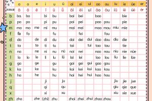 新一上语文汉语拼音音节拼读全表（5页）