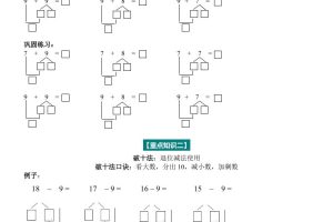 【2025秋新版】一年级数学“凑十法”与“破十法”练习题-一上数学
