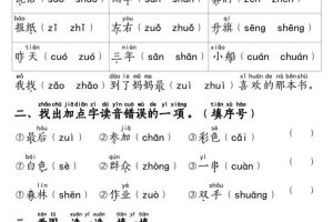 新一上语文拼音前后鼻韵母和平翘专练（含答案40页）