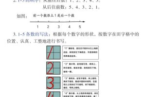 一年级上数学期末高频知识点《人教版》