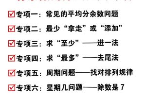 二下数学有余数的除法九大专项（21页）