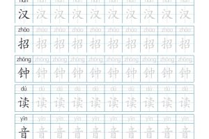 25秋三年级上册生字词字帖（250字）带拼音版-二上语文