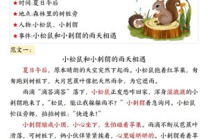 二上语文看图写话必背范文30篇30页