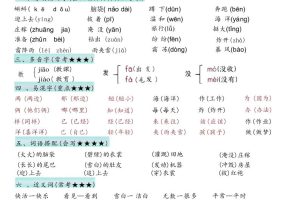 25新二年级上语文1-8单元必背知识点汇总