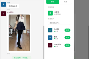 PHP实时消息聊天室源码 聊天APP源码 H5网页聊天室 PHP+WebSocket