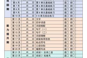 26春二年级语文下寒假作业30天每日一练打卡（含答案41页）