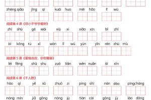 26春二下语文词语表看拼音写词语（含答案12页）