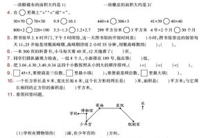 三下数学【期末易错加强冲刺卷】含答案8页